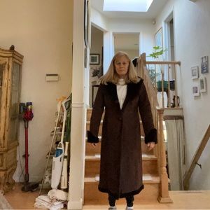 Faux shearling coat
